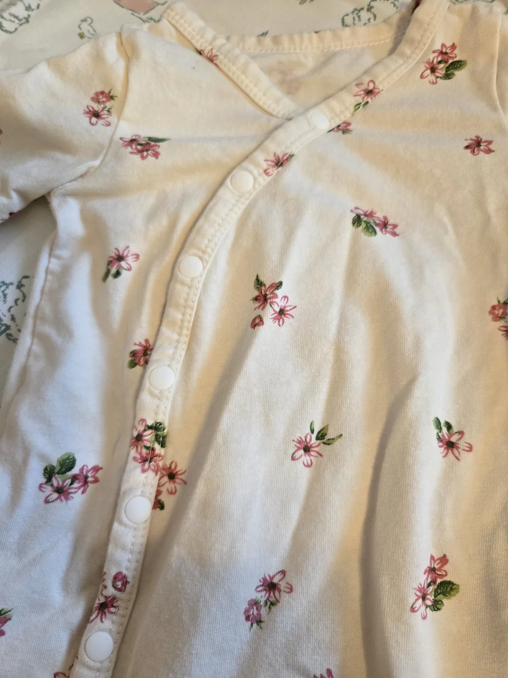 Cozy Cub Newborn Floral Sleeper